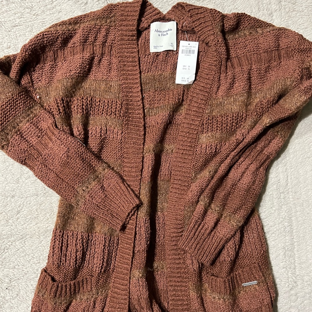 Brown AF cardigan
